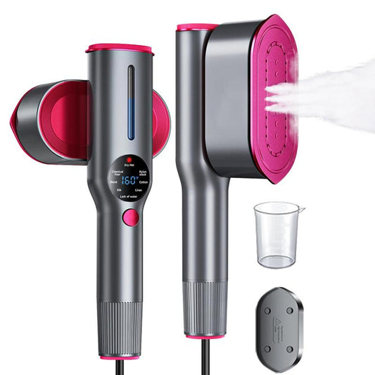 Clabihim Portable Garment Steamer – LCD Display, 5s Fast Heat, 7 Modes, 90° Swivel Handle